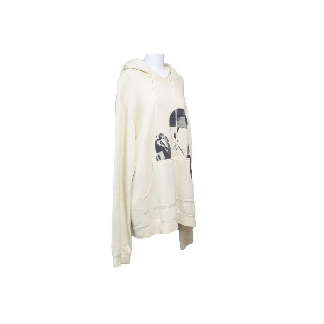 RAF SIMONS ラフシモンズ 05AW HISTORY OF MYWORLD HOODIE パーカ アーカイブ ポルターガイスト期 ベージュ  46 メンズ 中古 N34512