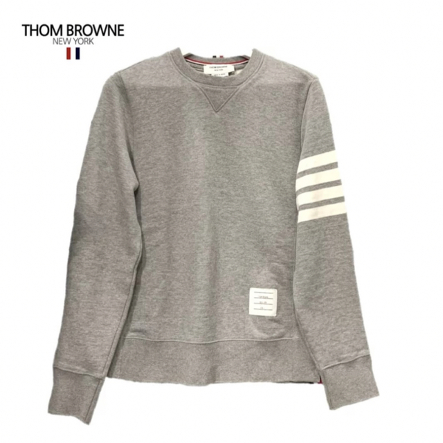 THOM BROWNE トムブラウン クルーネック スウェット トップス グレー