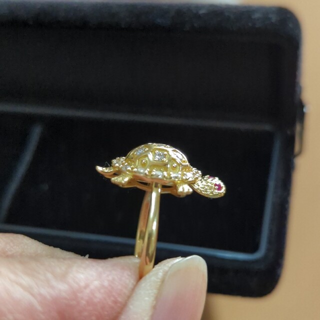 k18turtle ring→sale