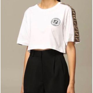 フェンディ(FENDI)のFENDI ロゴTシャツ(Tシャツ(半袖/袖なし))