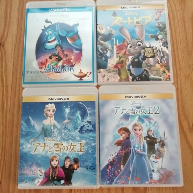 専用出品　ディズニー　DVD純正ケース付き4点セット 画像2枚目参照