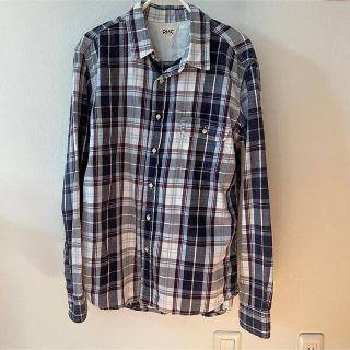 ロンハーマン(Ron Herman)の※とり様 専用 MEN'S RHC コットンチェックシャツ ネイビー(シャツ)