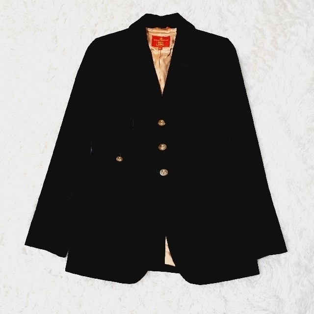Vivienne Westwood(ヴィヴィアンウエストウッド)のVIVIENNE WESTWOOD RED LABEL オーブベロアジャケット レディースのジャケット/アウター(テーラードジャケット)の商品写真