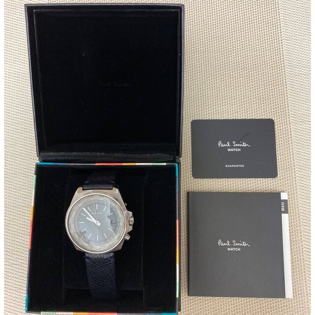 Paul Smith Closed Eyes World Time ソーラー電波