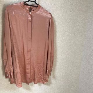 デミルクスビームス(Demi-Luxe BEAMS)のdemi-luxe beams サテン バックリボンブラウス(シャツ/ブラウス(長袖/七分))