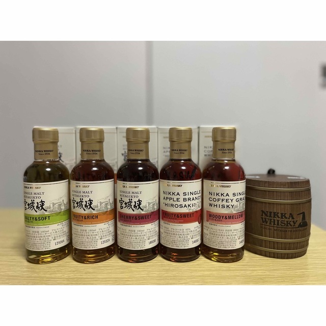 余市 宮城峡 ウイスキー 180ml×6種 richproducts.com.au