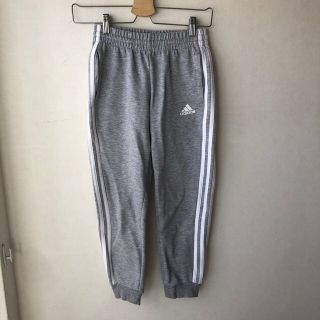 アディダス(adidas)のadidas アディダス　ラインパンツ  スウェット パンツ  140 グレー(パンツ/スパッツ)