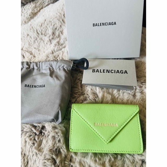 バレンシアガ balenciaga ペーパーウォレット 財布 ミニ財布 - www