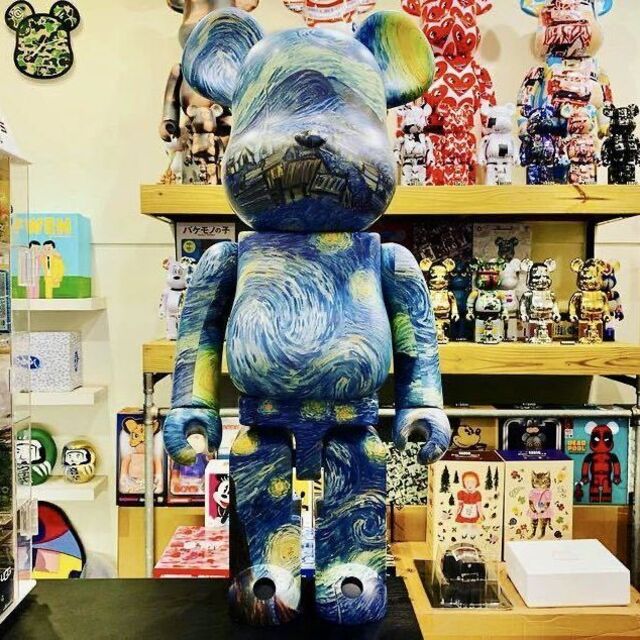 BE@RBRICK(ベアブリック)のVincent van Gogh The Starry Night 1000％ エンタメ/ホビーのフィギュア(その他)の商品写真