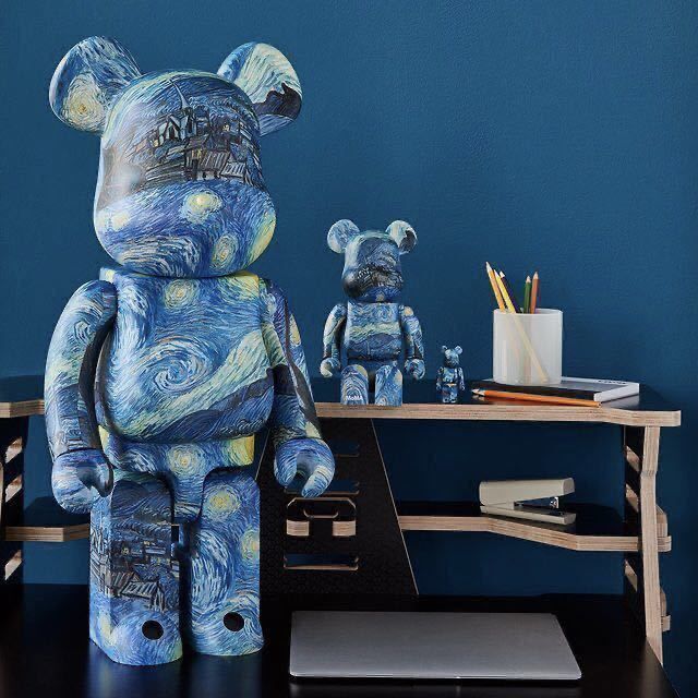 BE@RBRICK(ベアブリック)のVincent van Gogh The Starry Night 1000％ エンタメ/ホビーのフィギュア(その他)の商品写真