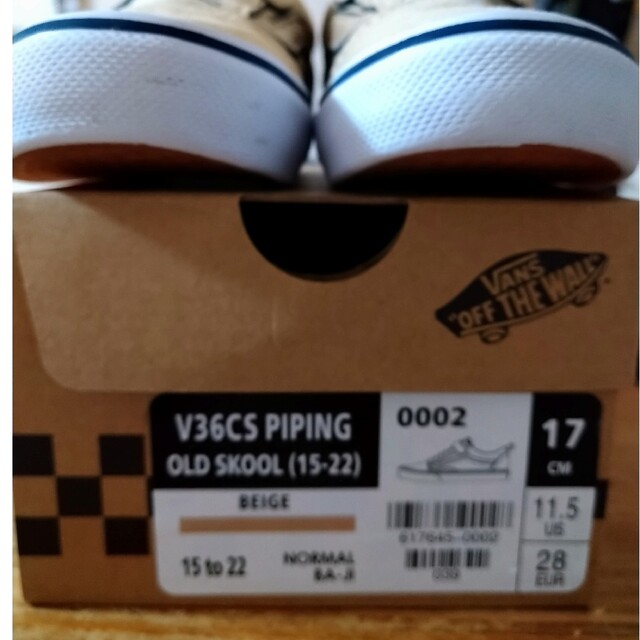 VANS(ヴァンズ)のVANS　キッズ　スニーカー　１７センチ キッズ/ベビー/マタニティのキッズ靴/シューズ(15cm~)(スニーカー)の商品写真