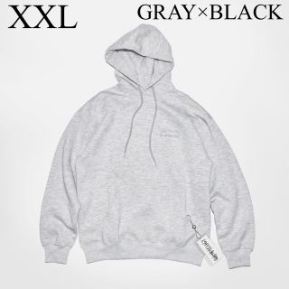 ワンエルディーケーセレクト(1LDK SELECT)のエンノイとスタイリスト私物 HOODIE (GRAY) BLACK(パーカー)