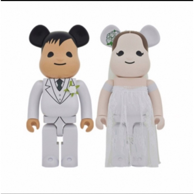 MEDICOM TOY(メディコムトイ)のBE@RBRICK グリーティング 結婚 #2 PLUS 1000％ エンタメ/ホビーのフィギュア(その他)の商品写真