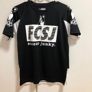 サッカージャンキー(soccer junky)のジャンキー150cm ブラック×ホワイト　正規品(ウェア)