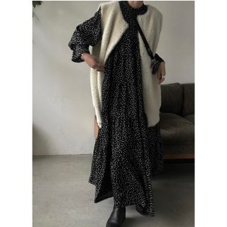 willfully double face shaggy knit vestの通販 by yun's shop｜ラクマ