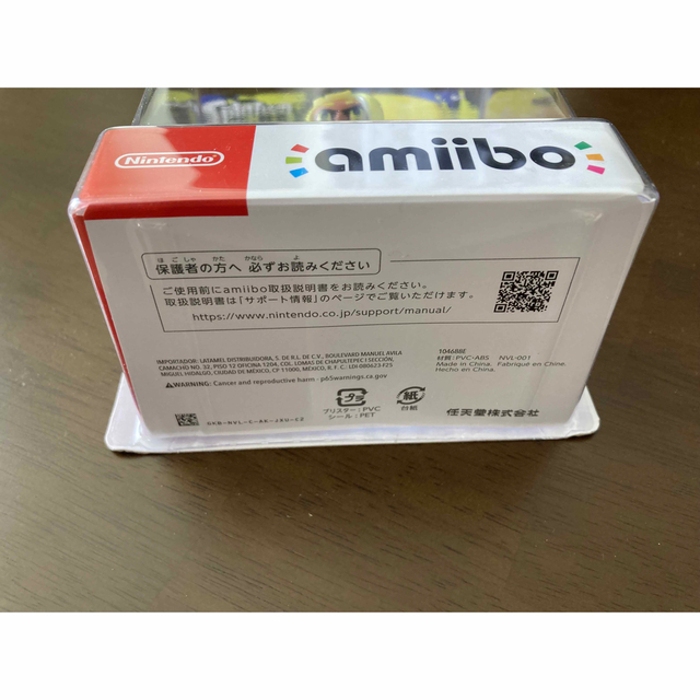 Nintendo Switch(ニンテンドースイッチ)の新品未開封　スプラトゥーン3 amiibo  インクリング（イエロー）単品 エンタメ/ホビーのゲームソフト/ゲーム機本体(家庭用ゲームソフト)の商品写真