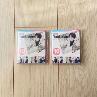 ジャニーズジュニア(ジャニーズJr.)の舞台「染色」ステッカー2個セット(キャラクターグッズ)