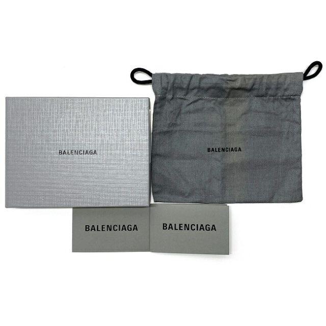 Balenciaga - バレンシアガ ロゴメタル コインケース ブラック 革の