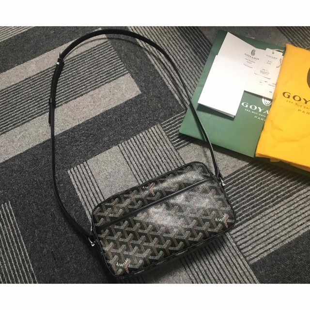 ゴヤール カップヴェール ショルダーバッグ 黒 白 - www.licu.org