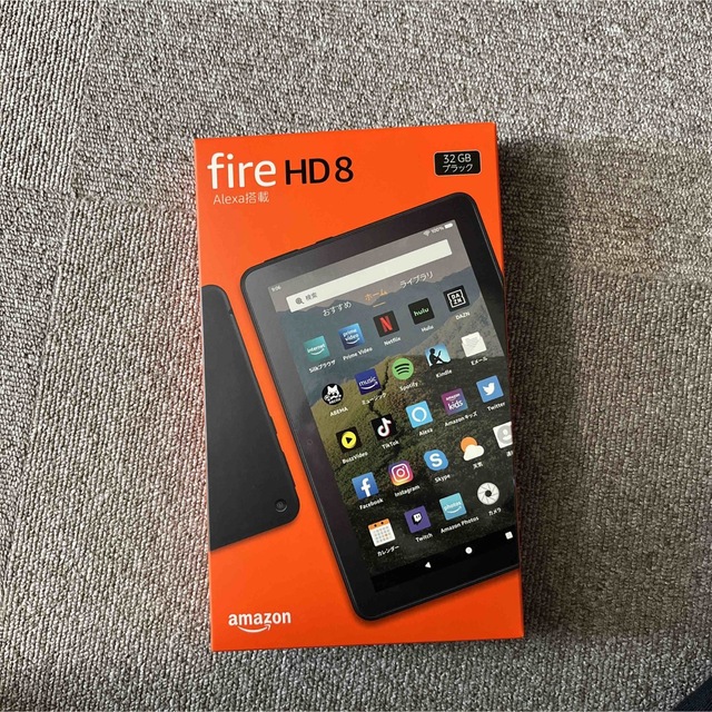 fireHD8 32GB ブラックタブレット