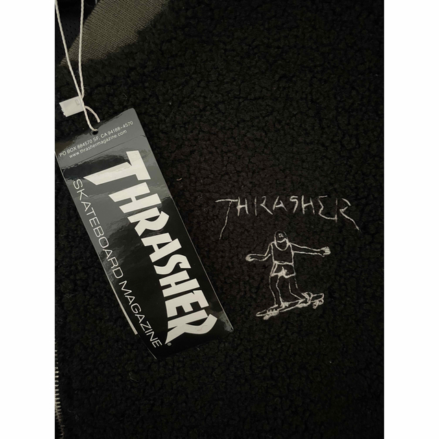 THRASHER - THRASHER スラッシャーマークゴンザレスモコモコボア