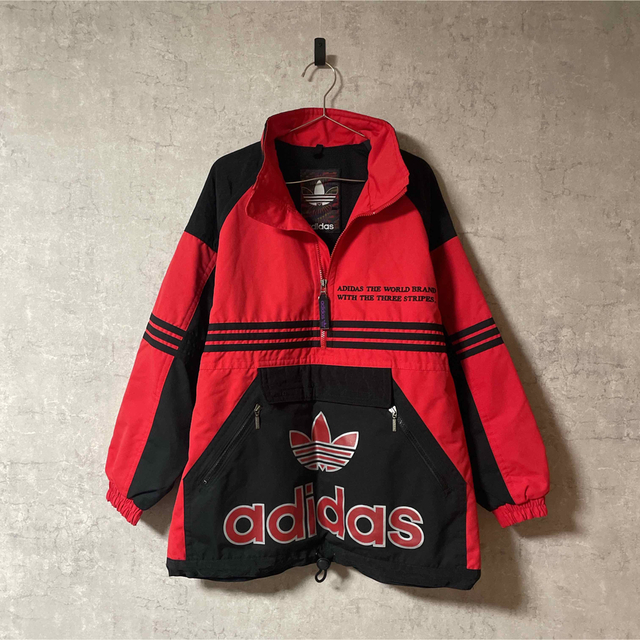 adidas アディダス 90s ハーフジップナイロンジャケット