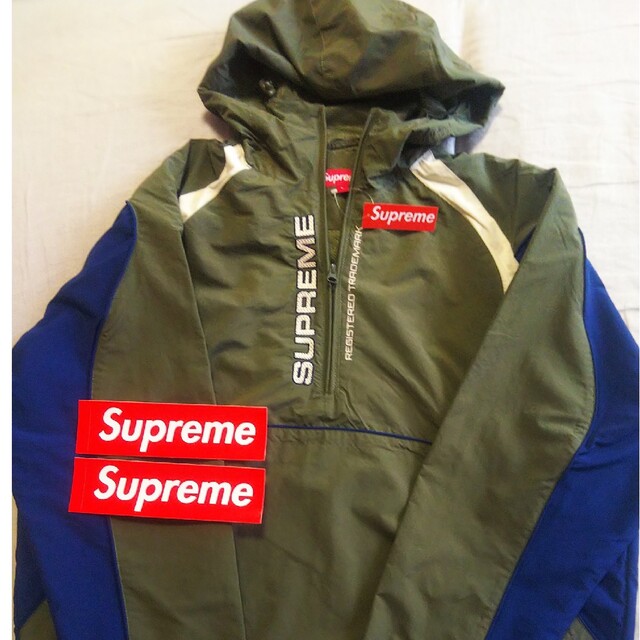 Supreme(シュプリーム)のSupreme Paneled Half Zip Pullover【L】 メンズのジャケット/アウター(ナイロンジャケット)の商品写真