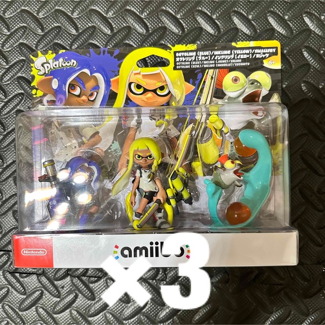 Splatoon3 スプラトゥーン3 amiibo トリプルセット