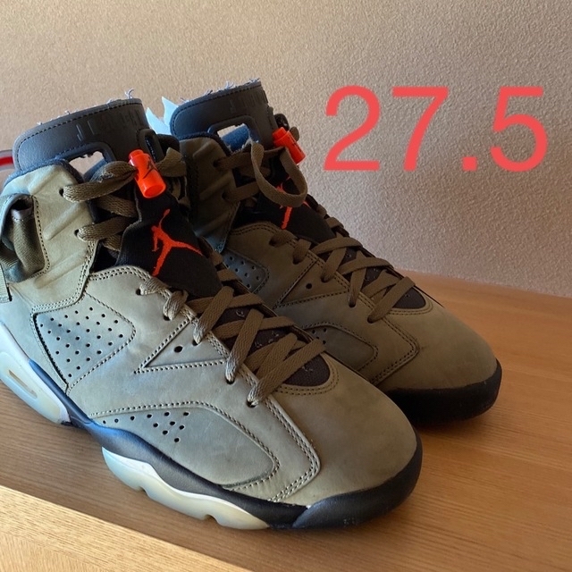 新品未使用　Nike Jordan 6 Travis Scott 27.5 cm