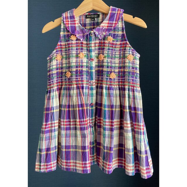 早割クーポン bonjour diary Ibiza Top Purple check 6y kids-nurie.com