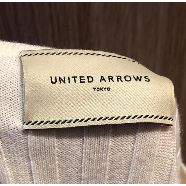 UNITED ARROWS(ユナイテッドアローズ)のカシュクール　リブニットソー レディースのトップス(ニット/セーター)の商品写真