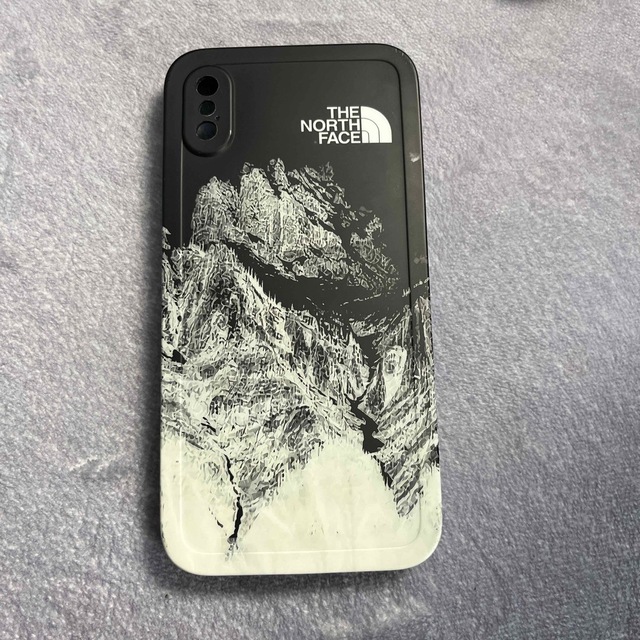 THE NORTH FACE(ザノースフェイス)のiPhone xs  カバー　ノースフェイス黒 スマホ/家電/カメラのスマホアクセサリー(iPhoneケース)の商品写真