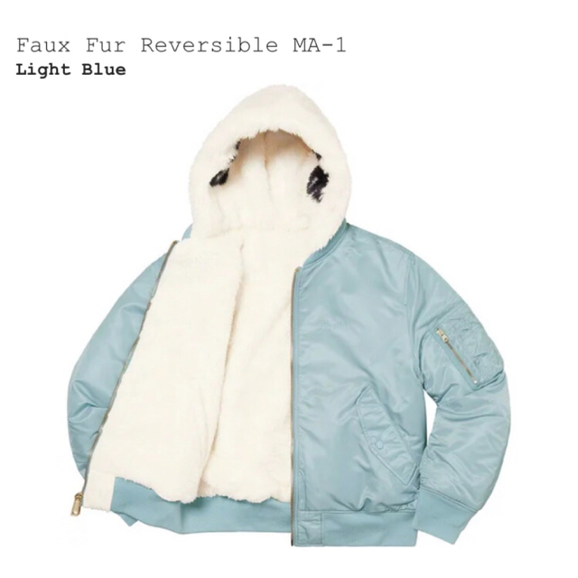 新品シュプリームSUPREME FAUX FUR REVERSIBLE MA-1