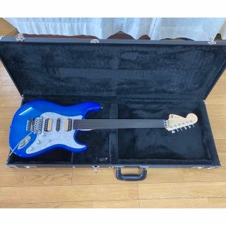 RYギター HSH ブルーバースト キルトメイプル フェンダー RYギター HSH ブルーバースト キルトメイプル フェンダー