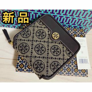 トリーバーチ(Tory Burch)のトリーバーチ　Tモノグラム ジャカード バイフォールド ウォレット　財布(折り財布)