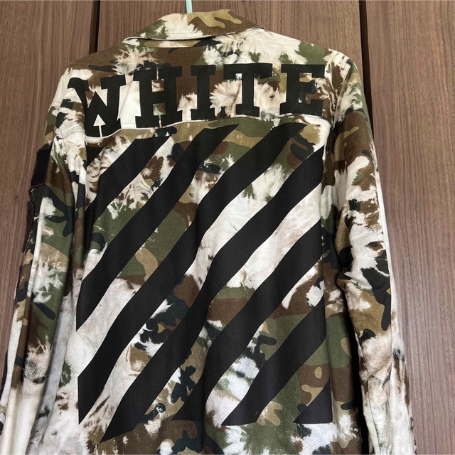 激レア OFF-WHITE オフホワイト ジャケット ミリタリージャケット 迷彩
