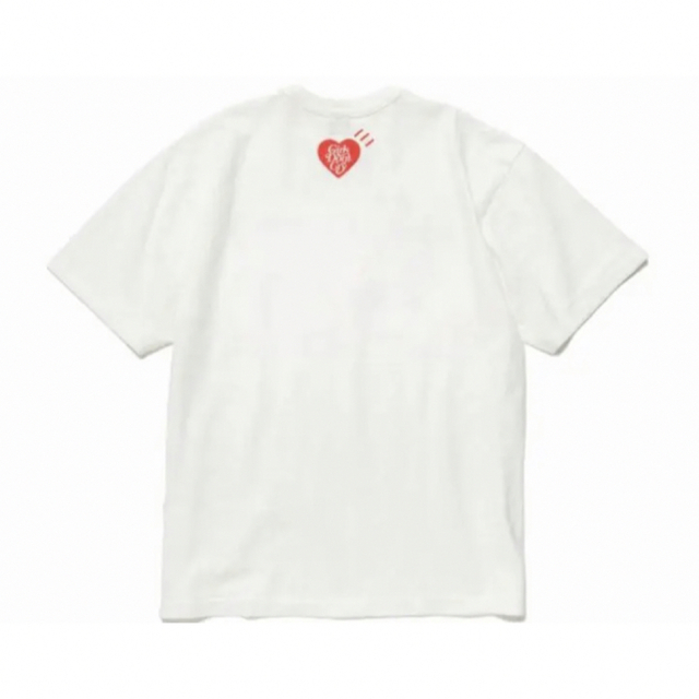 HUMAN MADE(ヒューマンメイド)のHUMANMADE ヒューマンメイド 心斎橋 Tシャツ ホワイト　XL メンズのトップス(Tシャツ/カットソー(半袖/袖なし))の商品写真