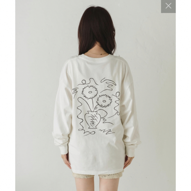 Kastane(カスタネ)のkastane【UNISEX】SIXSENCE FLOWERロンT レディースのトップス(Tシャツ(長袖/七分))の商品写真