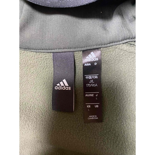 adidas(アディダス)のadidas  メンズジャケット　Ｌサイズ　カーキ色 メンズのジャケット/アウター(その他)の商品写真
