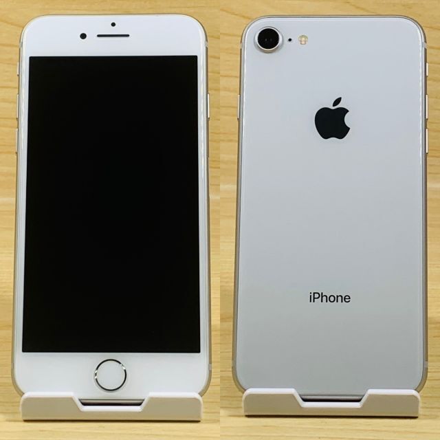 Apple(アップル)の美品 ﾊﾞｯﾃﾘｰ容量100％ iPhone8 64GB SIMフリーP77 スマホ/家電/カメラのスマートフォン/携帯電話(スマートフォン本体)の商品写真