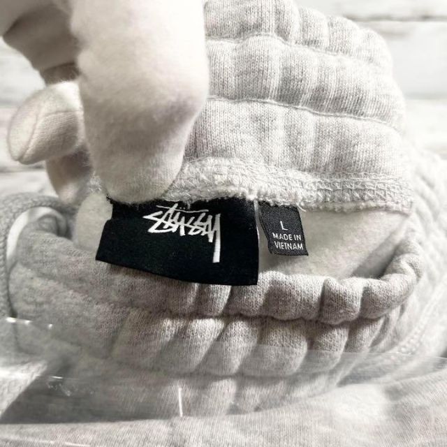 メンズ【新品】stussy スウェット　パンツ　サイズL グレー