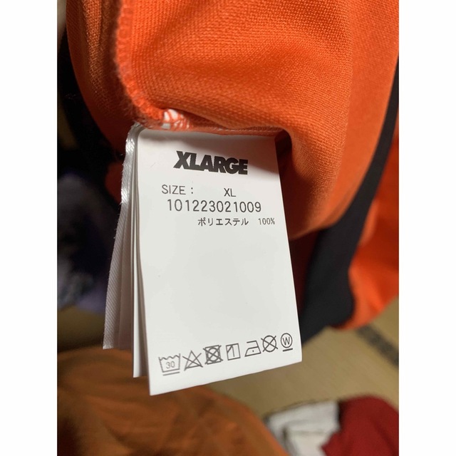 XLARGE(エクストララージ)のXLARGE トラックジャケット オレンジ XL メンズのトップス(ジャージ)の商品写真