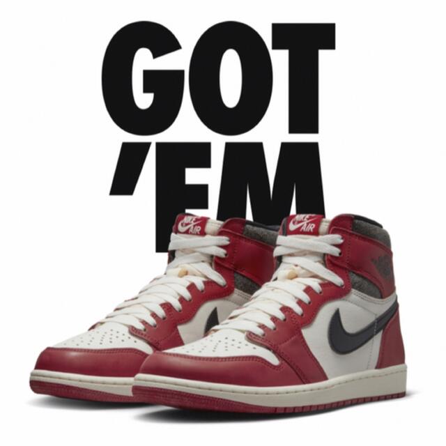 スニーカーNike Air Jordan 1 High OG Chicago  26.5