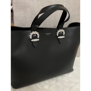 ジミーチュウ(JIMMY CHOO)のJIMMY CHOO  ビジュークリスタルレザートート CHERI TOTE(トートバッグ)