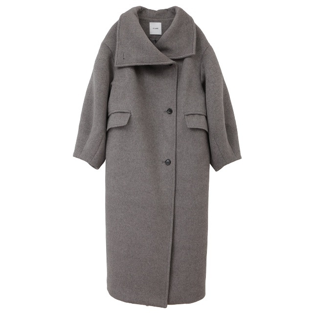 新品タグ付 UP NECK OVER DOUBLE COAT