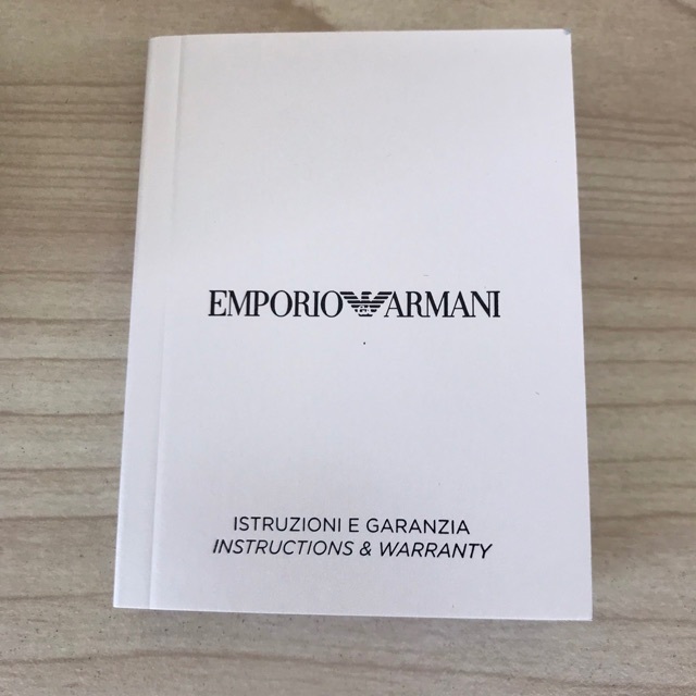 Emporio Armani(エンポリオアルマーニ)の【●本220】中古 EMPORIO ARMANI エンポリオ アルマーニ 化粧箱 メンズの時計(その他)の商品写真