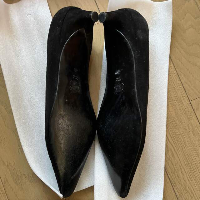 シャルルジョルダン 黒パンプス レディースの靴/シューズ(ハイヒール/パンプス)の商品写真