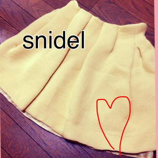 スナイデル(SNIDEL)のsnidel♡ボリュームタックスカート(ミニスカート)