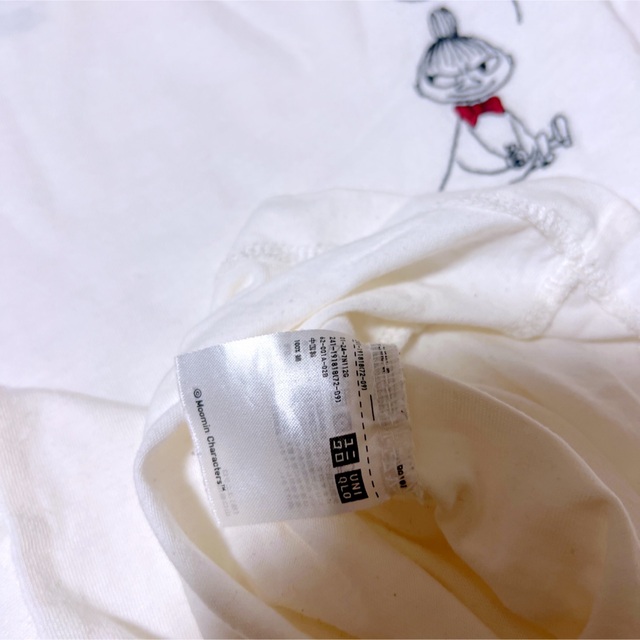 UNIQLO(ユニクロ)の【UNIQLO】リトルミィ　ムーミン　刺繍Tシャツ レディースのトップス(Tシャツ(半袖/袖なし))の商品写真