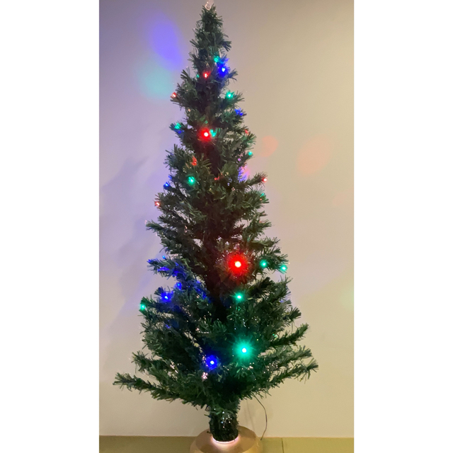 クリスマスツリー ファイバーツリー LEDライト LED 180cm